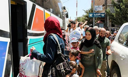 refugiados sirios abandonan Líbano